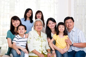 3 Generation Asian Family Smiling_small