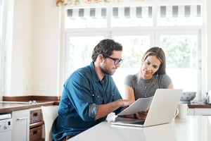 Couple Reviewing Finances