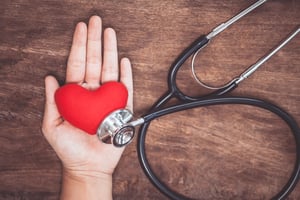 Heart and Stethoscope