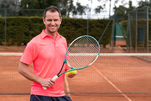 Male tennis player