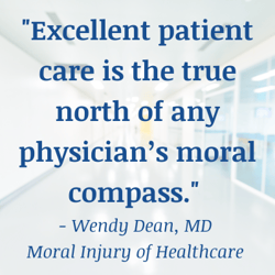 Patient care true north-Wendy Dean quote