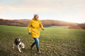 Senior woman Outside Small