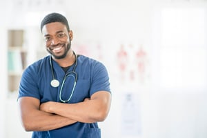 Young Black Male Doctor_Resident_Smiling